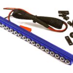 Billet Machined T12 Realistic Roof Top White LED (18) Spot Light Set W=148mm