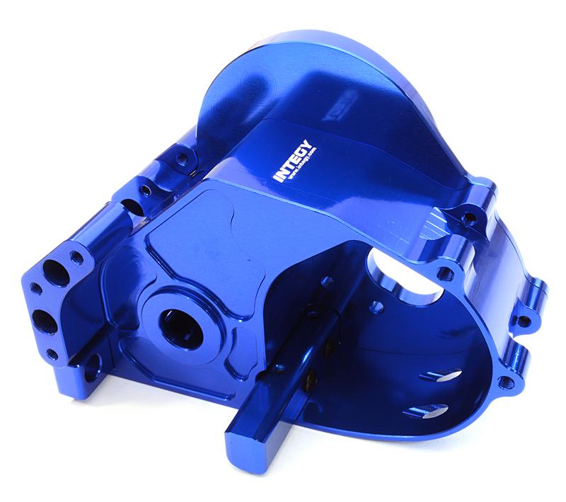 C26833BLUE Billet Machined Gearbox Housing for HPI 1/10 Jumpshot MT, SC & ST - Image 1