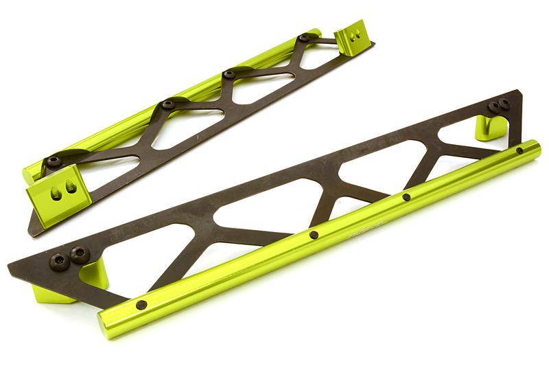 C26834GREEN Machined Side Protection Nerf Bars for Traxxas X-Maxx 4X4 7723 - Image 1