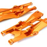 Orange Billet Machined Lower Suspension Arms for Traxxas X-Maxx 4X4 7731