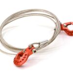 1/10 Model Scale Recovery Winch Cable w/ Hooks for Off-Road Crawler