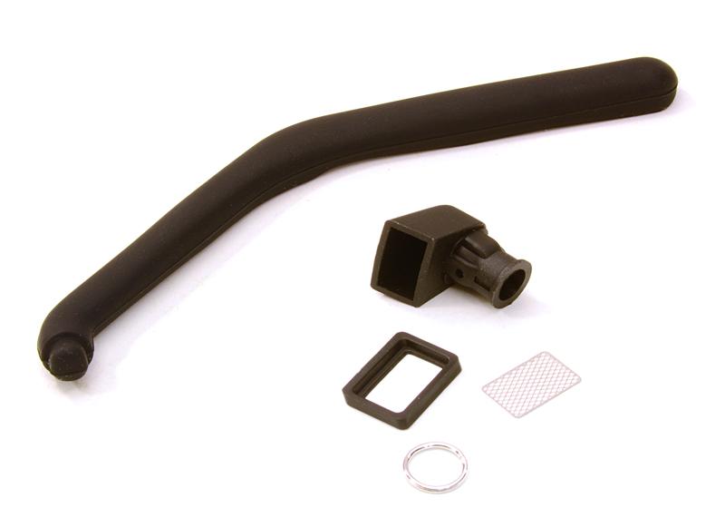 C26864 Plastic 1/10 Left Safari Snorkel D90 Type for Off-Road Trail Rock Crawling - Image 1