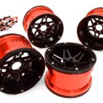 Machined 6 Spoke 2.2 6-Bolt Type Wheels for 1/10 Scale Rock Crawler W=43mm