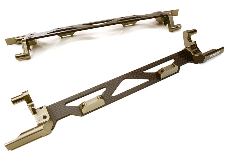 C26878GREY Machined Alloy & Composite Battery Hold-Down Plate for Traxxas X-Maxx 4X4 7719 - Image 1