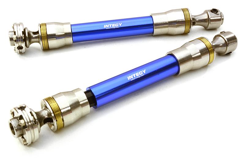 C26891BLUE Billet Machined Stainless Steel Center Drive Shafts for Axial 1/10 Wraith 2.2 - Image 1