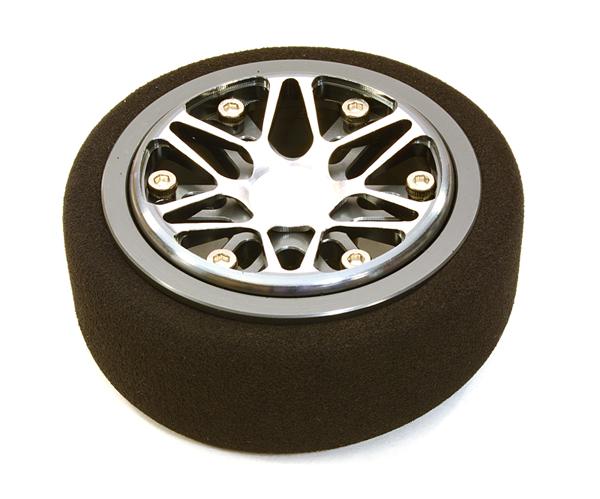 C26898GUN Billet Aluminum T4 Steering Wheel for Futaba 4PX/7PX Controllers - Image 1