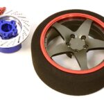 Billet Machined Alloy 5 Spoke Steering Wheel Set for Traxxas Radio Transmitter
