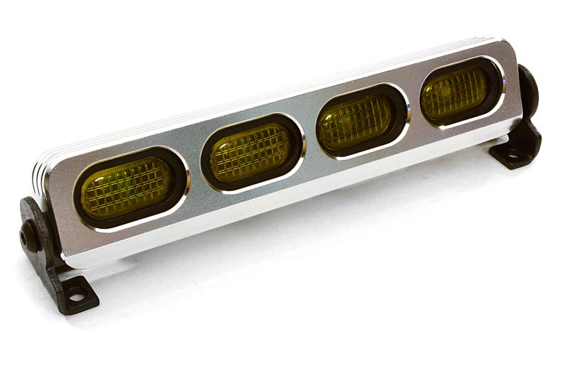 C26912YELLOW Realistic Roof Top SMD LED Light Bar 107x18x24mm for 1/10 Scale Crawler - Image 1
