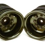 Machined Alloy T7 Rear Dually Wheel Set for Tamiya 1/14 Scale Tractor Trucks