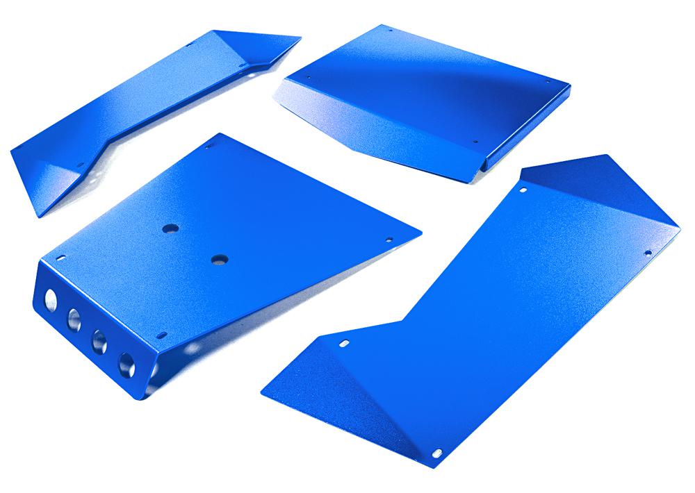 C27004BLUE Aluminum Alloy Panel Kit for Axial 1/8 Yeti XL Rock Racer Buggy - Image 1