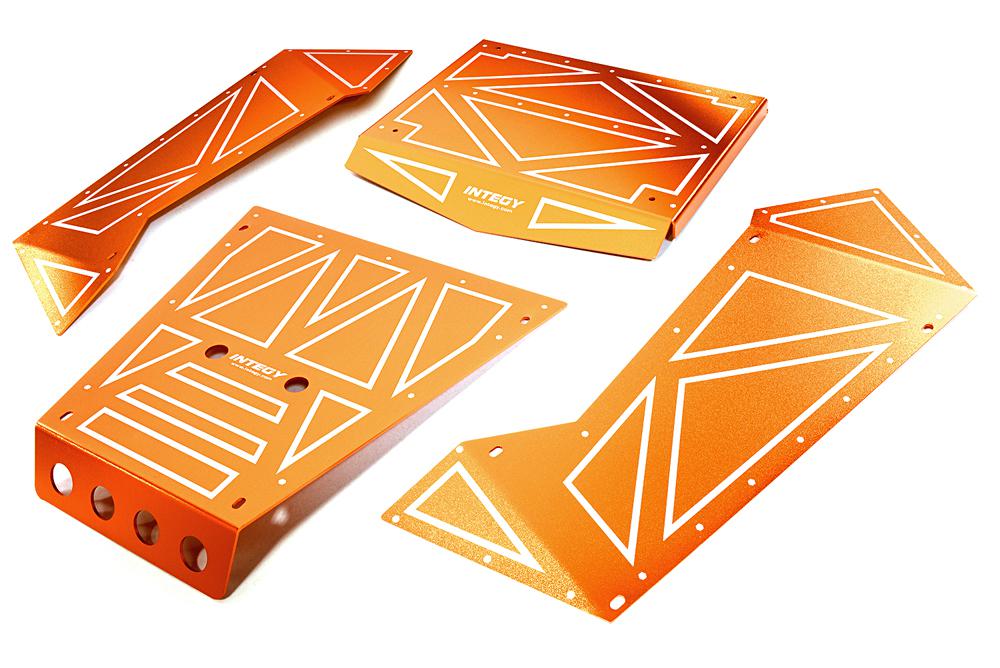 C27006ORANGE Aluminum Alloy Panel Kit for Axial 1/8 Yeti XL Rock Racer Buggy - Image 1