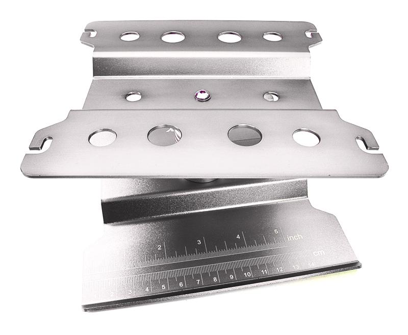 C27024SILVER Universal Car Stand Workstation for 1/8 Size (167x162x110mm) - Image 1