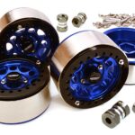 1.9 Size Machined High Mass Wheel (4) w/14mm Offset Hubs for 1/10 Scale Crawler