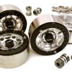 1.9 Size Machined High Mass Wheel (4) w/14mm Offset Hubs for 1/10 Scale Crawler