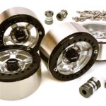 1.9 Size Machined High Mass Wheel (4) w/14mm Offset Hubs for 1/10 Scale Crawler