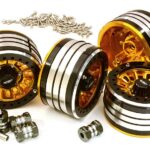 2.2x1.5-in. Machined High Mass Wheel (4) w/14mm Offset Hubs for 1/10 Crawler