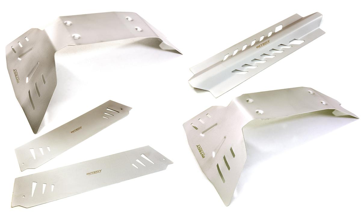 C27049 Stainless Steel Complete Skid Plate Kit for Traxxas X-Maxx 4X4 7744 7745 - Image 1