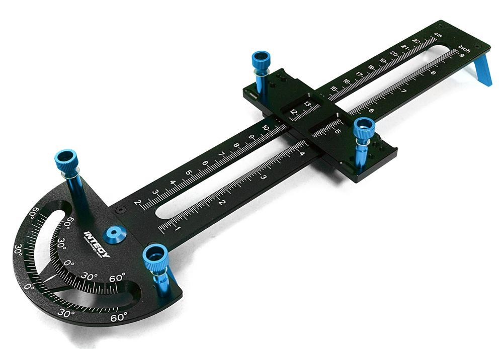 C27081LIGHTBLUE Links, Push Rods & Shocks Matching Tool 34-220mm for 1/10, 1/8 & 1/5 Scale - Image 1