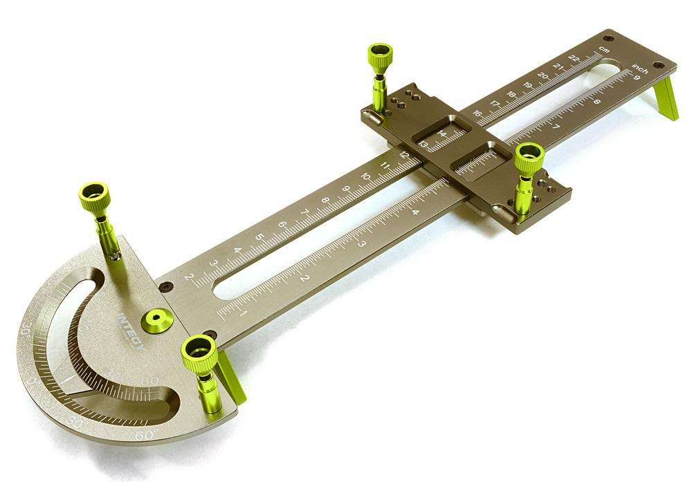 C27082GREEN Links, Push Rods & Shocks Matching Tool 34-220mm for 1/10, 1/8 & 1/5 Scale - Image 1