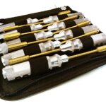 Professional 9pcs Nut Driver Set w/ 22mm Size Handle & Tool Carrying Bag