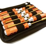 Professional 9pcs Nut Driver Set w/ 22mm Size Handle & Tool Carrying Bag