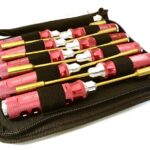 Professional 9pcs Nut Driver Set w/ 22mm Size Handle & Tool Carrying Bag