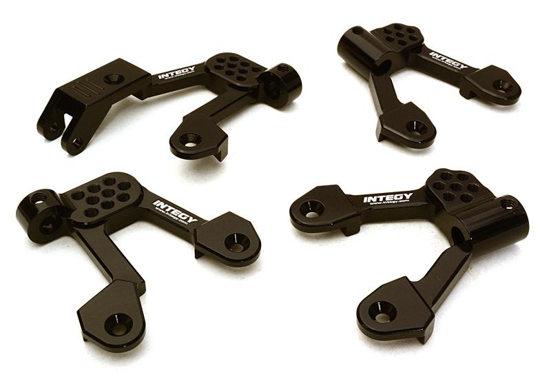 C27119BLACK Billet Machined Alloy Shock Tower Set for Axial 1/10 SCX10 II - Image 1