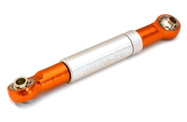 C27174ORANGE Machined Alloy Adjustable 65-80mm Short Steering Linkage for SCX-10 & SCX10 II - Image 1