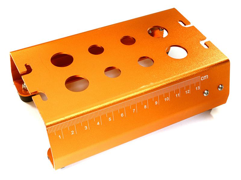 C27182ORANGE Universal Car Stand Workstation for 1/10 Size (160x106x55mm) - Image 1