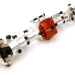 Billet Machined Complete Front Axle Assembly w/Internals for 1/10 SCX10 II 90046