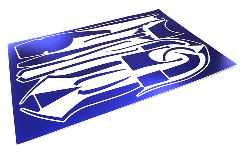 C27264BLUE Scratch Resistance Sticker Set Decal for Traxxas 6507 TQi 2.4GHz 4CH Controller - Image 1