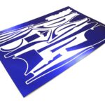 Scratch Resistance Sticker Set Decal for Traxxas 6507R TQi 2.4GHz 4CH Controller