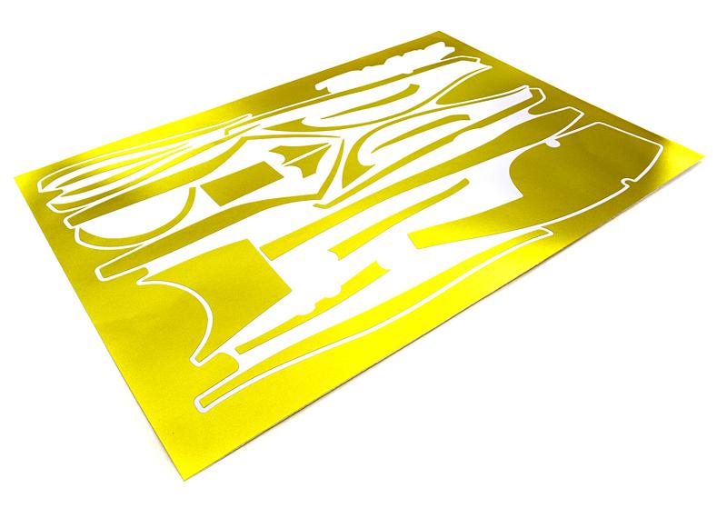 C27265GOLD Scratch Resistance Sticker Set Decal for Traxxas 6507R TQi 2.4GHz 4CH Controller - Image 1