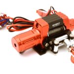 Billet Machined T10 Realistic High Torque Mega Winch for Scale 1/10 Rock Crawler