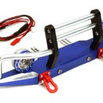 Billet Machined Alloy Front Bumper w/ LED(2) for Axial 1/10 SCX10 II 43mm Mount