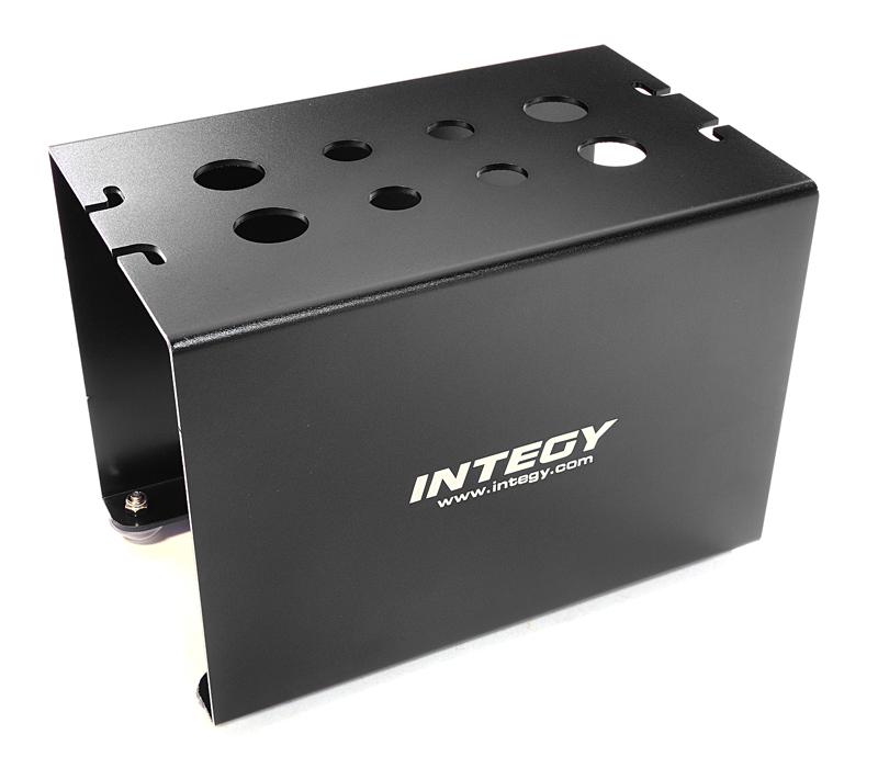 C27284BLACK Aluminum Alloy Off-Road Car Stand Workstation for 1/10 & 1/8 Size(170x110x125mm) - Image 1