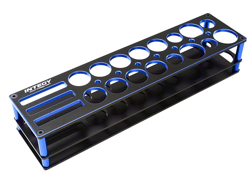 C27285BLUE Universal Workbench Organizer 215x55x40mm Workstation Tray - Image 1