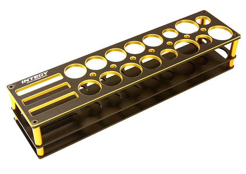 C27285GOLD Universal Workbench Organizer 215x55x40mm Workstation Tray - Image 1