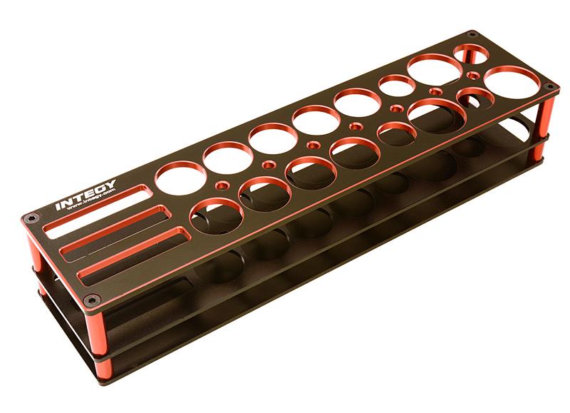 C27285RED Universal Workbench Organizer 215x55x40mm Workstation Tray - Image 1