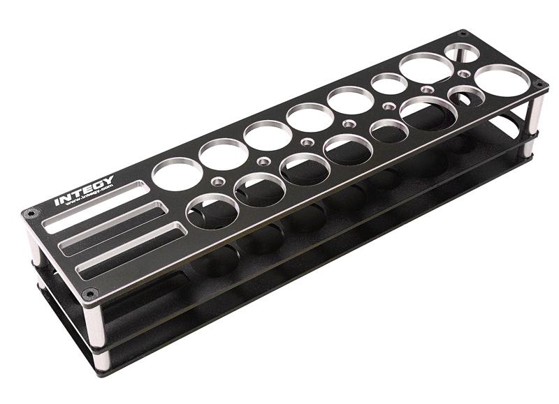 C27285SILVER Universal Workbench Organizer 215x55x40mm Workstation Tray - Image 1