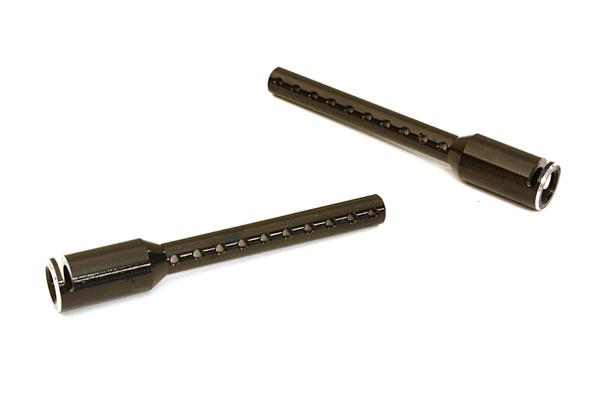 C27292BLACK Billet Machined Alloy 5.5mm Size Body Post Extenders +55mm - Image 1