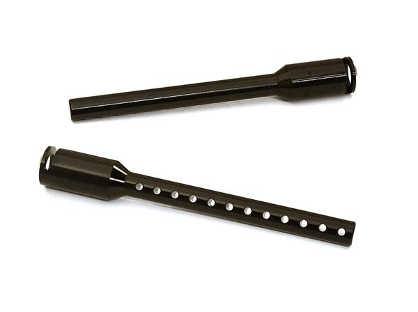 C27293BLACK Billet Machined Alloy 5.5mm Size Body Post Extenders +65mm - Image 1