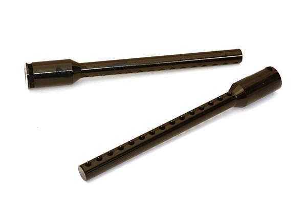 C27294BLACK Billet Machined Alloy 5.5mm Size Body Post Extenders +75mm - Image 1