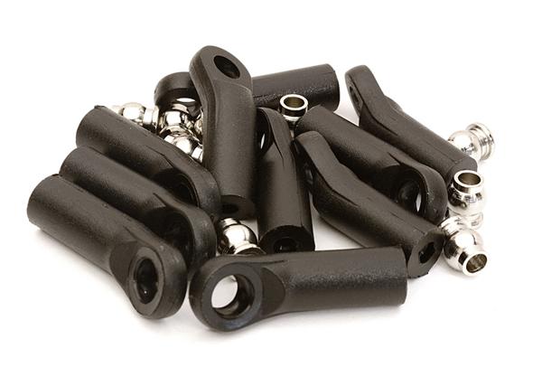 C27393 M3 Size Angled 28mm length Ball Ends Type Tie Rod Ends, w/ 3mm Ball Links - Image 1