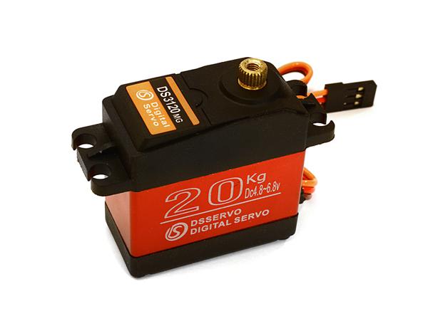C27423 DS3120MG Standard Size Digital Servo 20kg Torque 40x20x41mm 0.16s 278oz-in - Image 1