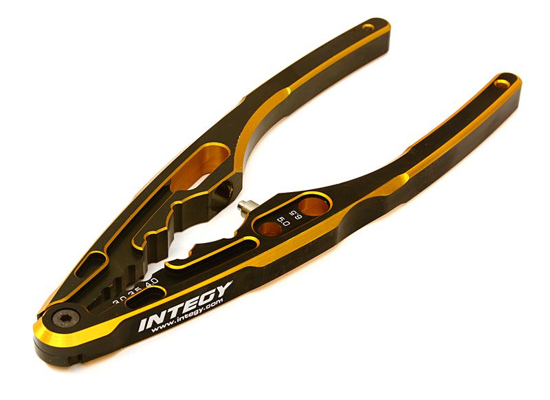 C27658GOLD Multipurpose Maintenance Pliers w/ Ball End Tool for RC Shocks - Image 1