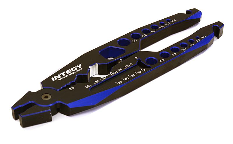 C27659BLUE Multipurpose Maintenance Pliers w/ Ball End Tool for RC Shocks - Image 1