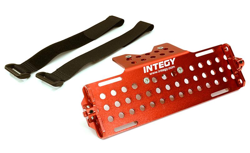 C27660RED Alloy Machined Battery Tray for Axial 1/10 SCX-10 Scale Off-Road Crawler - Image 1