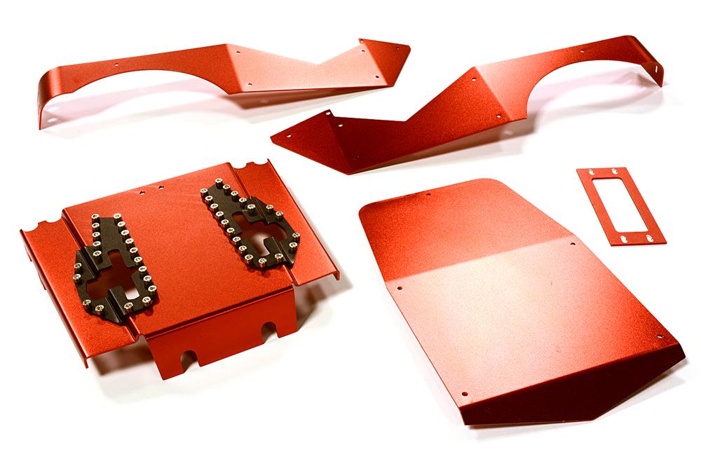 C27672RED Aluminum Alloy Body Panel Kit for Axial 1/10 Wraith 2.2 Rock Racer - Image 1