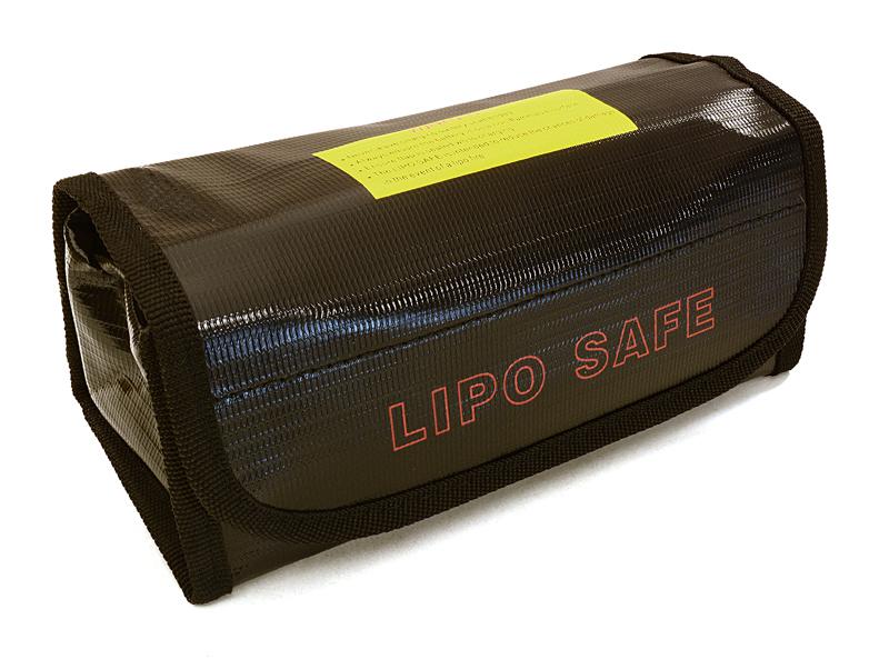 C27674BLACK LiPo Guard Large Case (190x85x70mm) for Charging and Storage - Image 1